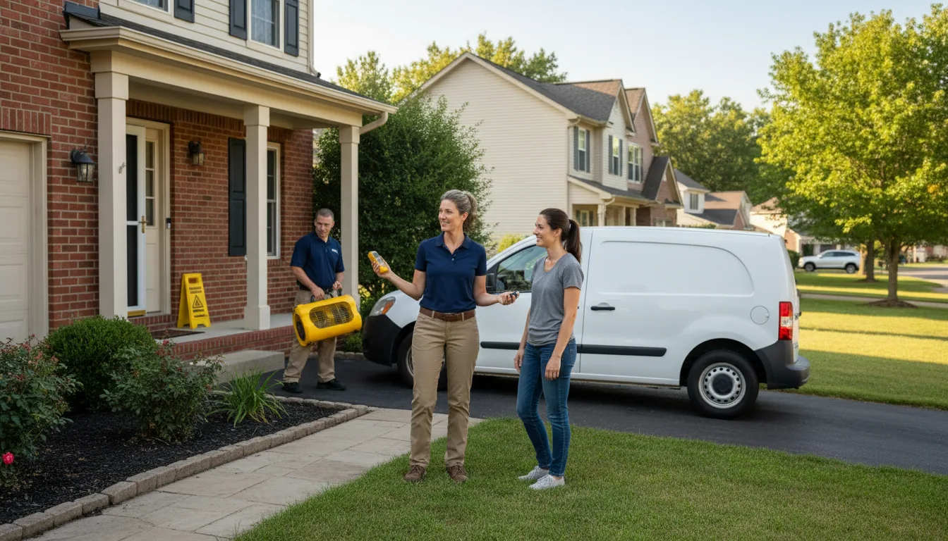 Residential water damage restoration in Surprise, NE